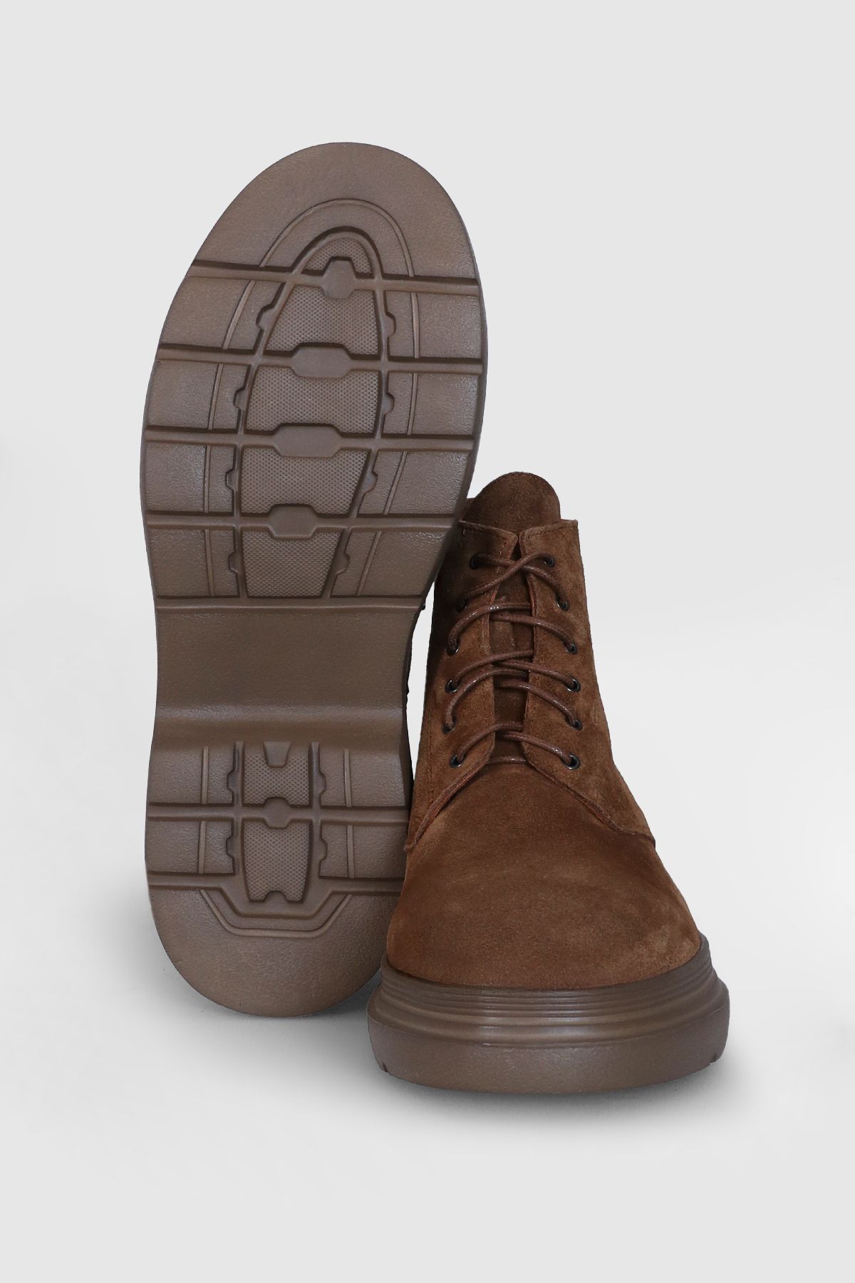 Lufian-Marvin Men's Leather Boots Camel Hair 4