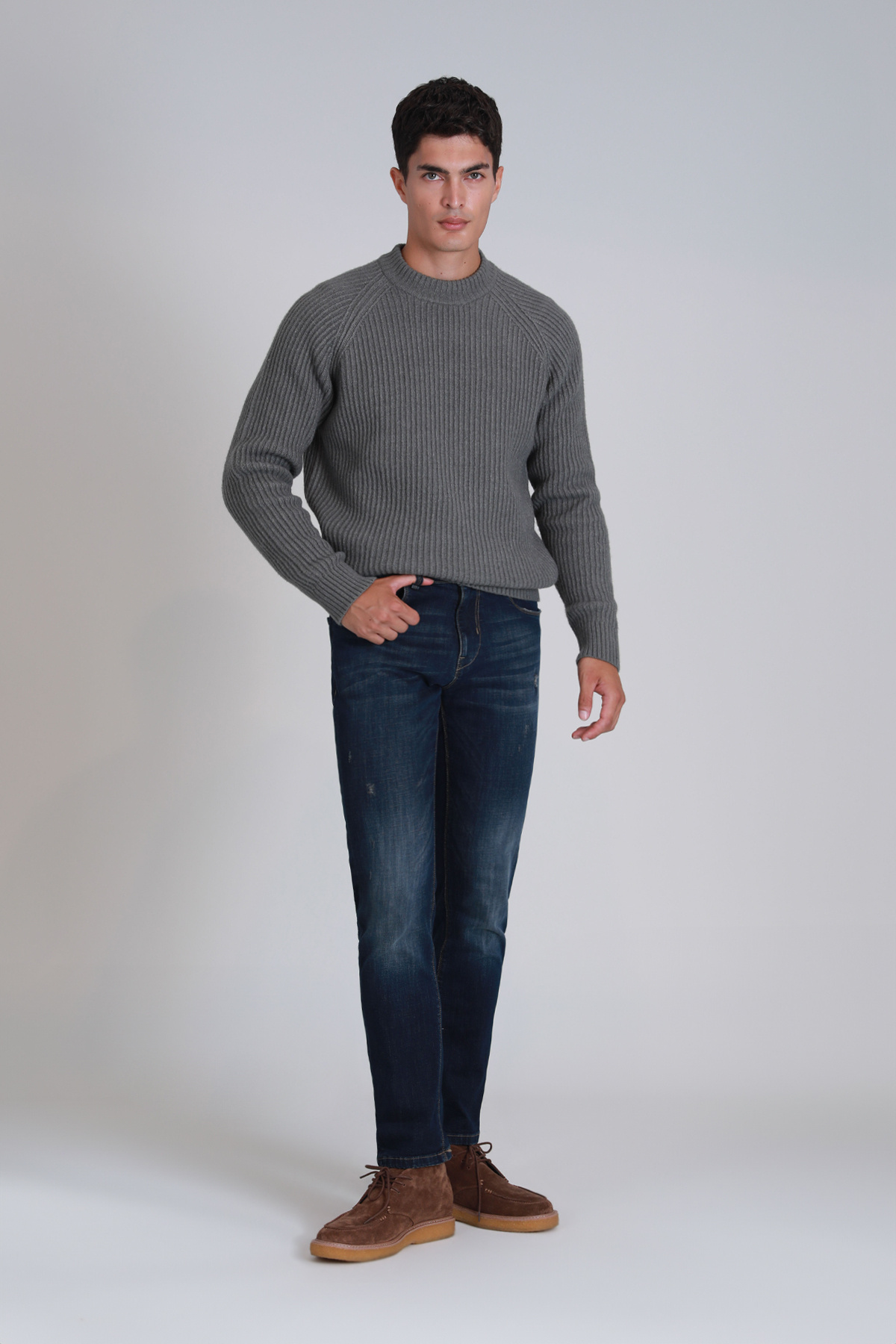 Lufian-Derek Smart Jean Men's Trousers Slim Fit Blue 3