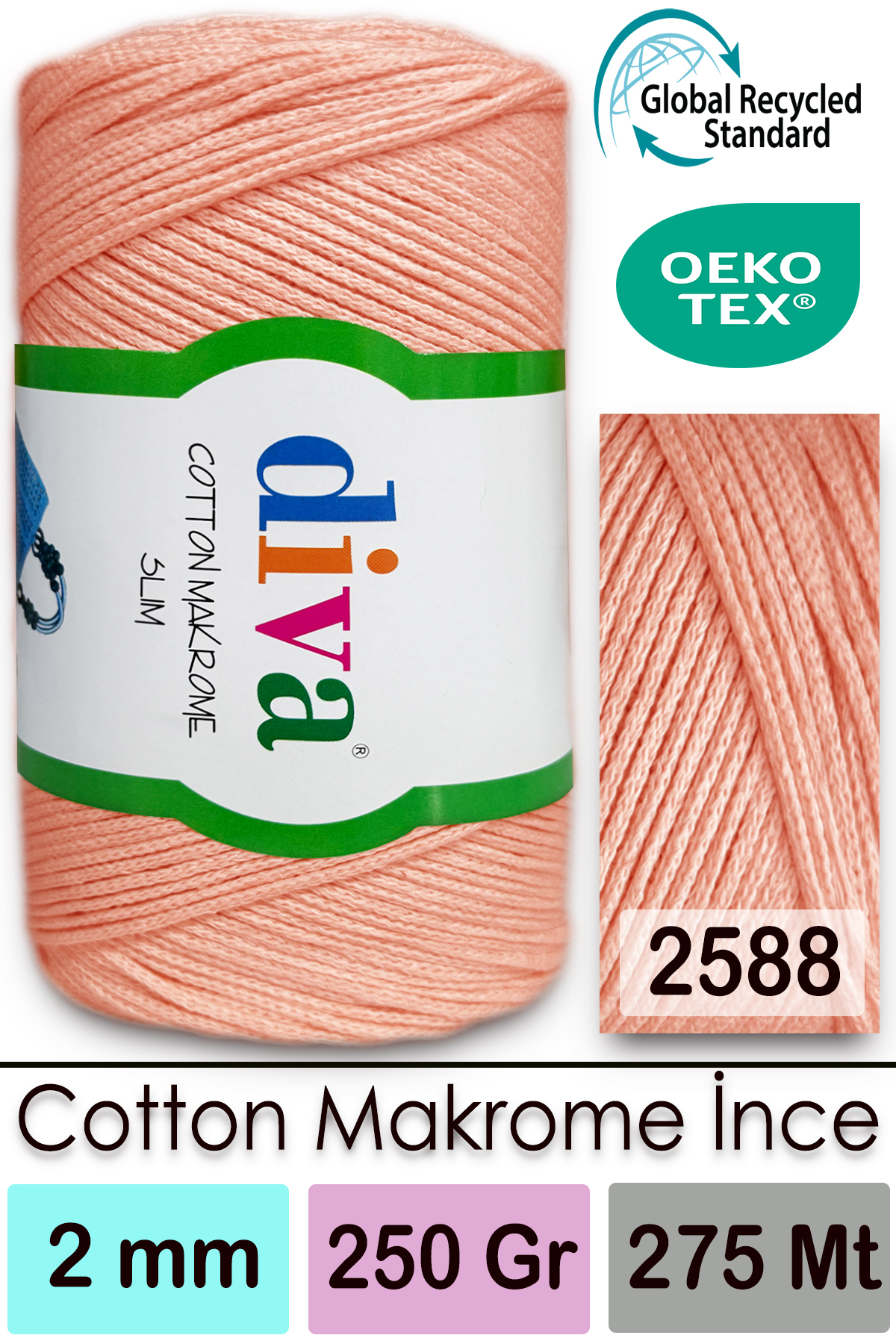 Diva Cotton Macrome Thin 2588 Cub