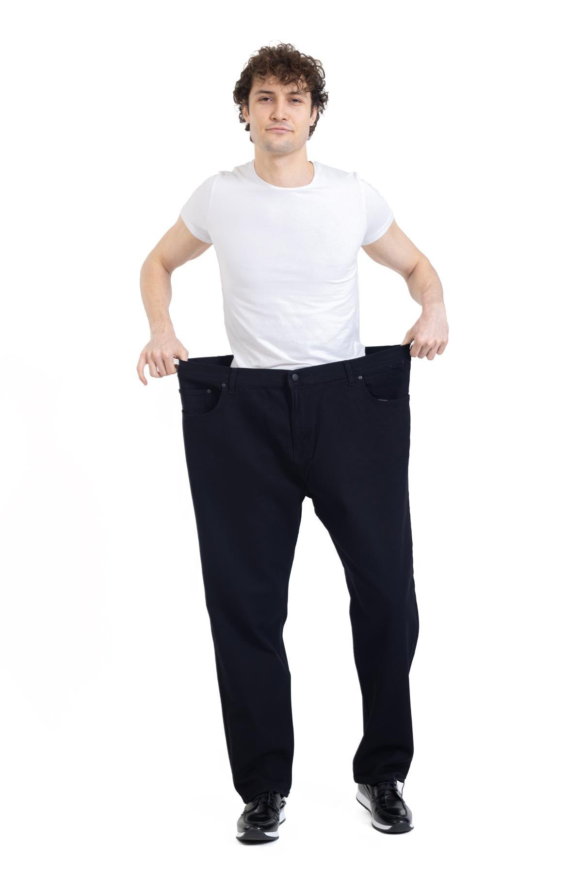Mutlu City Erkek Jumbo Boy Battal Kanvas Büyük Beden Geniş Kalıp Pantolon 712 görsel 6