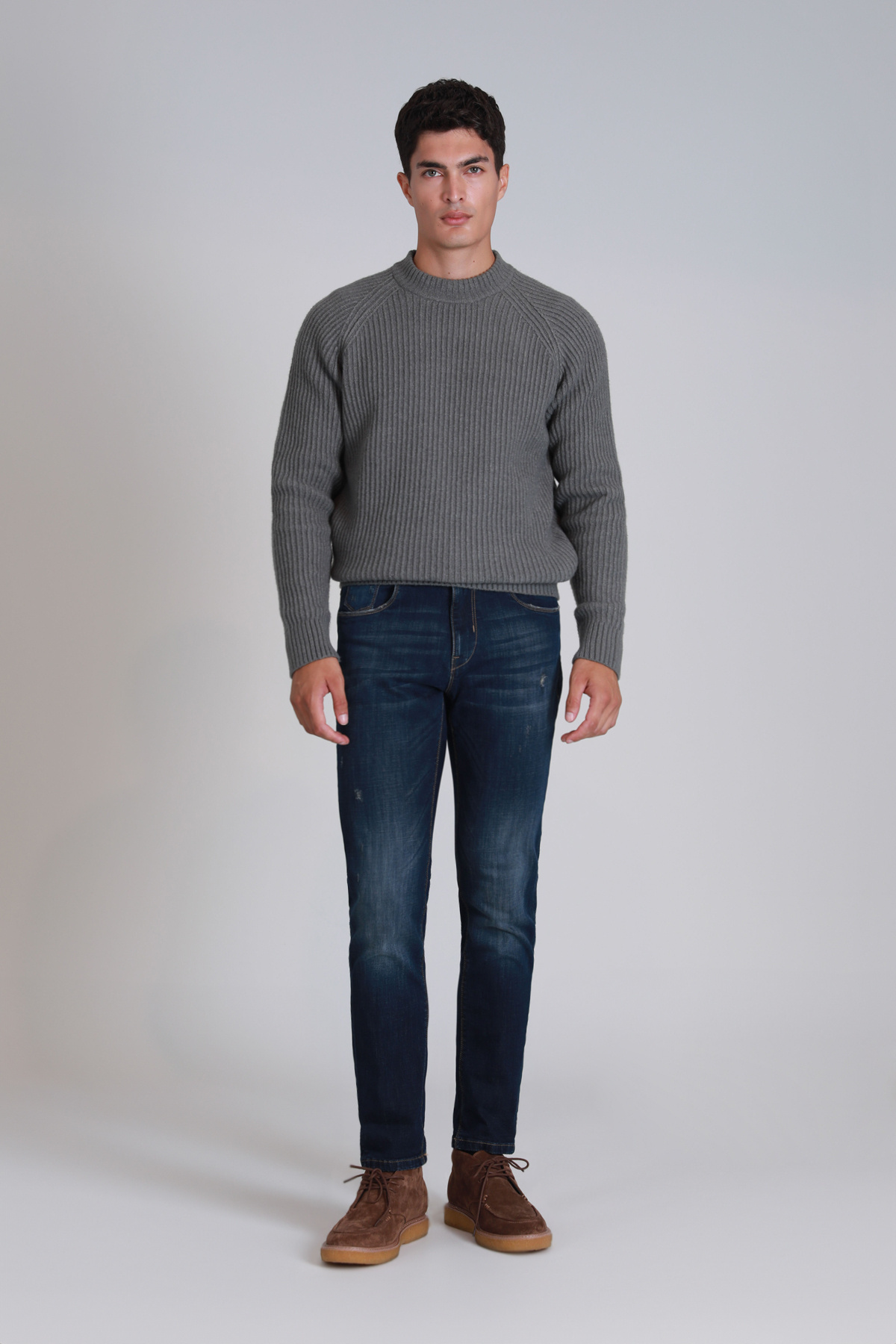 Lufian-Derek Smart Jean Men's Trousers Slim Fit Blue 2