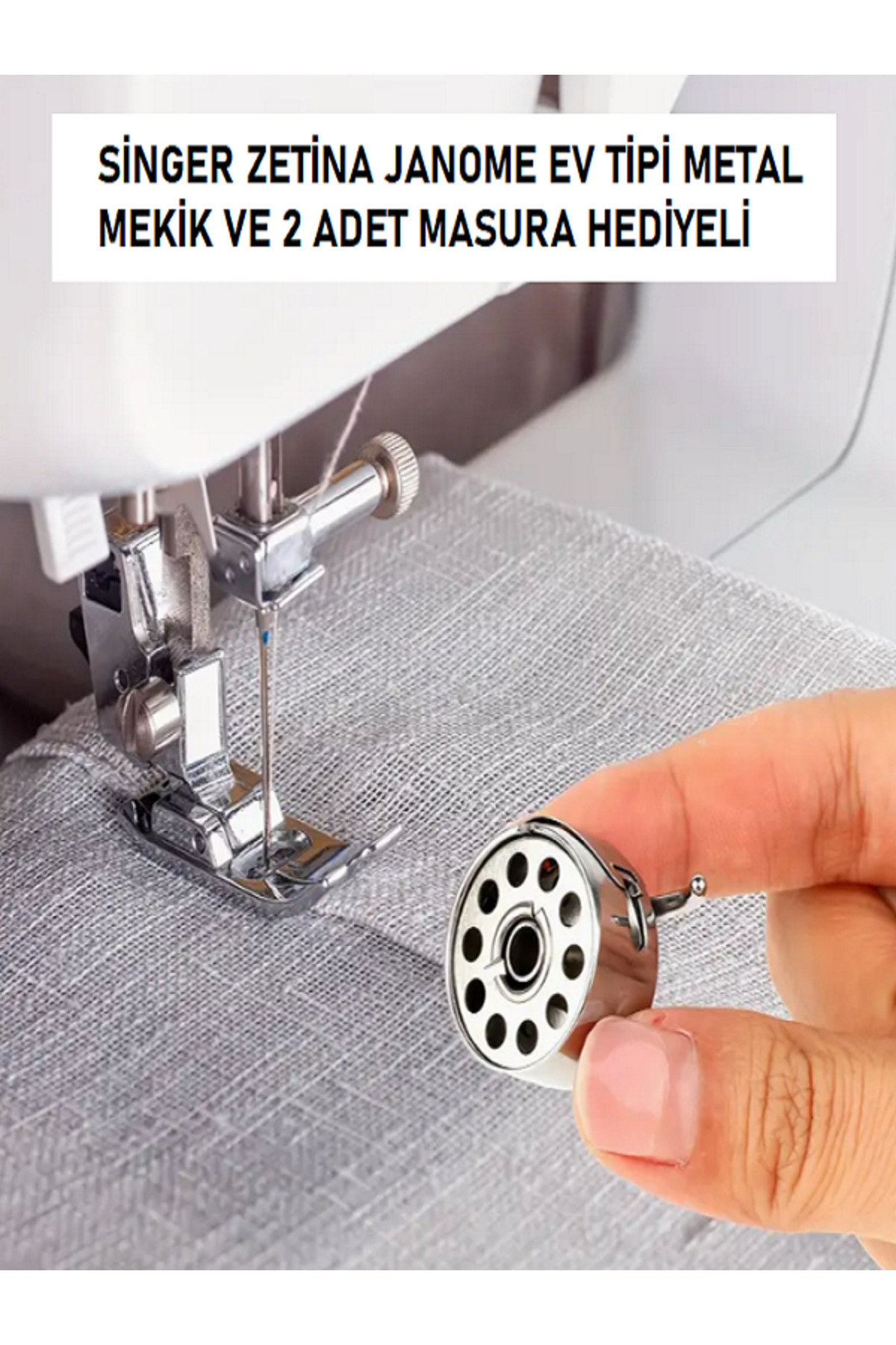 Swart Tüm Ev tipi zigzag ve düz dikiş makineleri için 1 adet metal