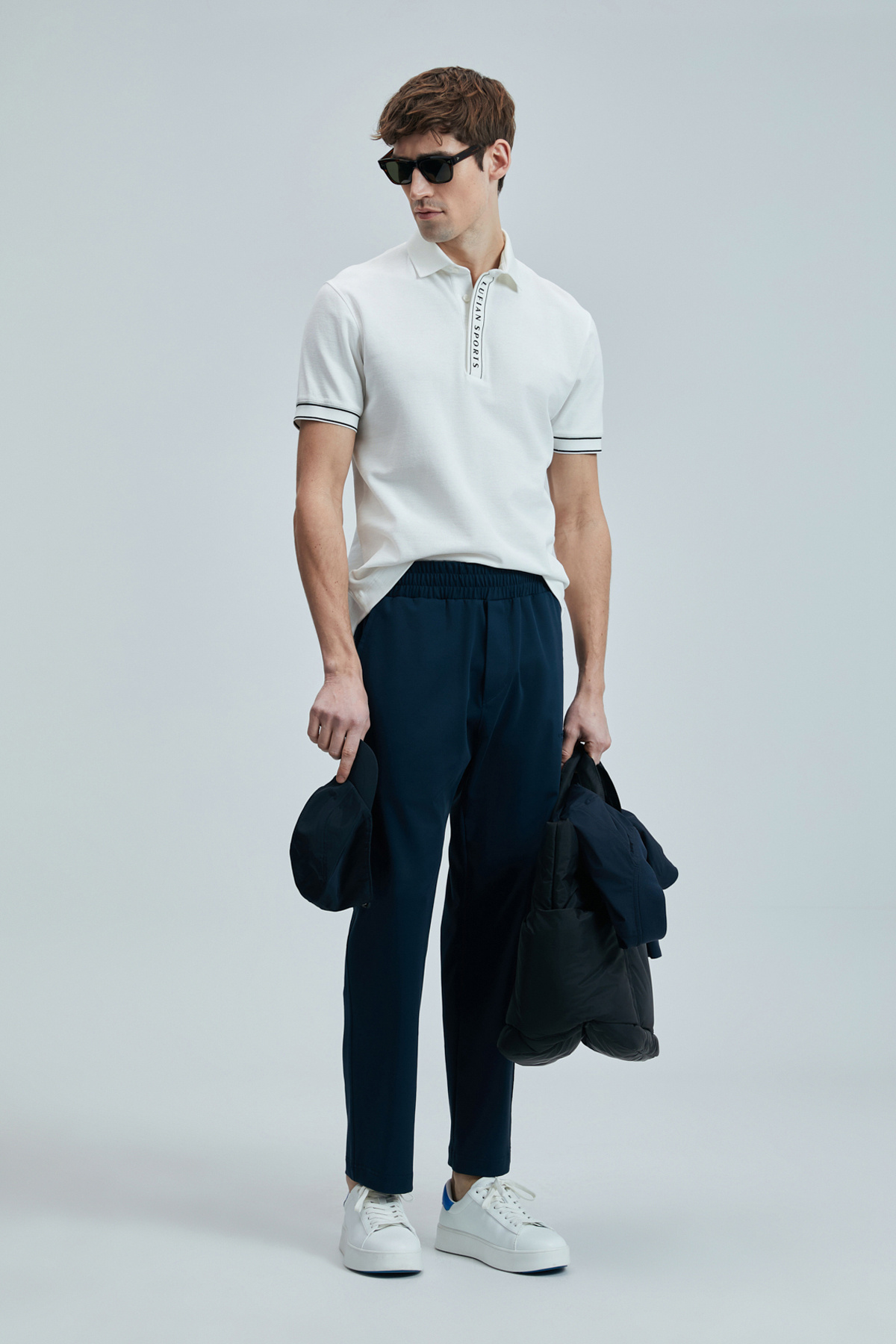 Lufian-Lord Smart Men's Polo T-Shirt White 4