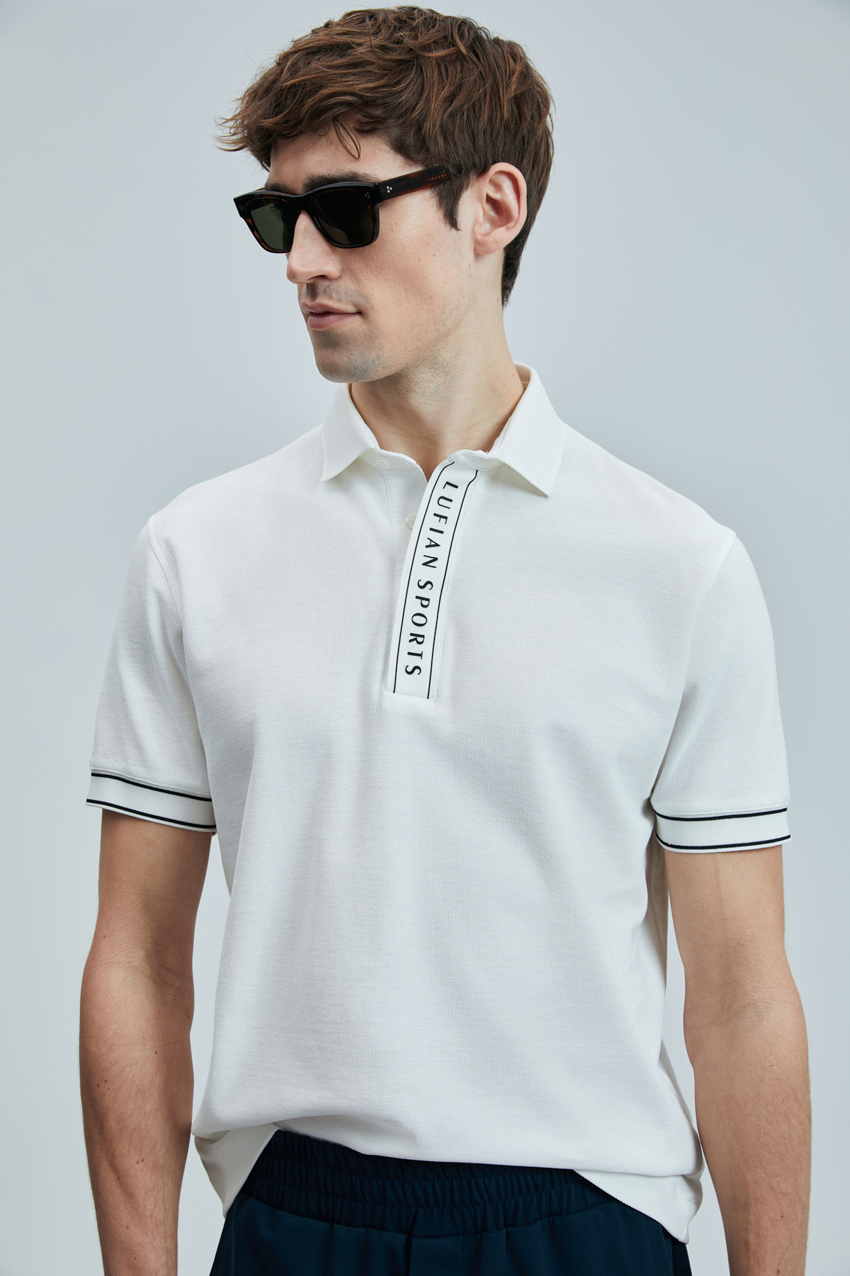 Lufian-Lord Smart Men's Polo T-Shirt White 3