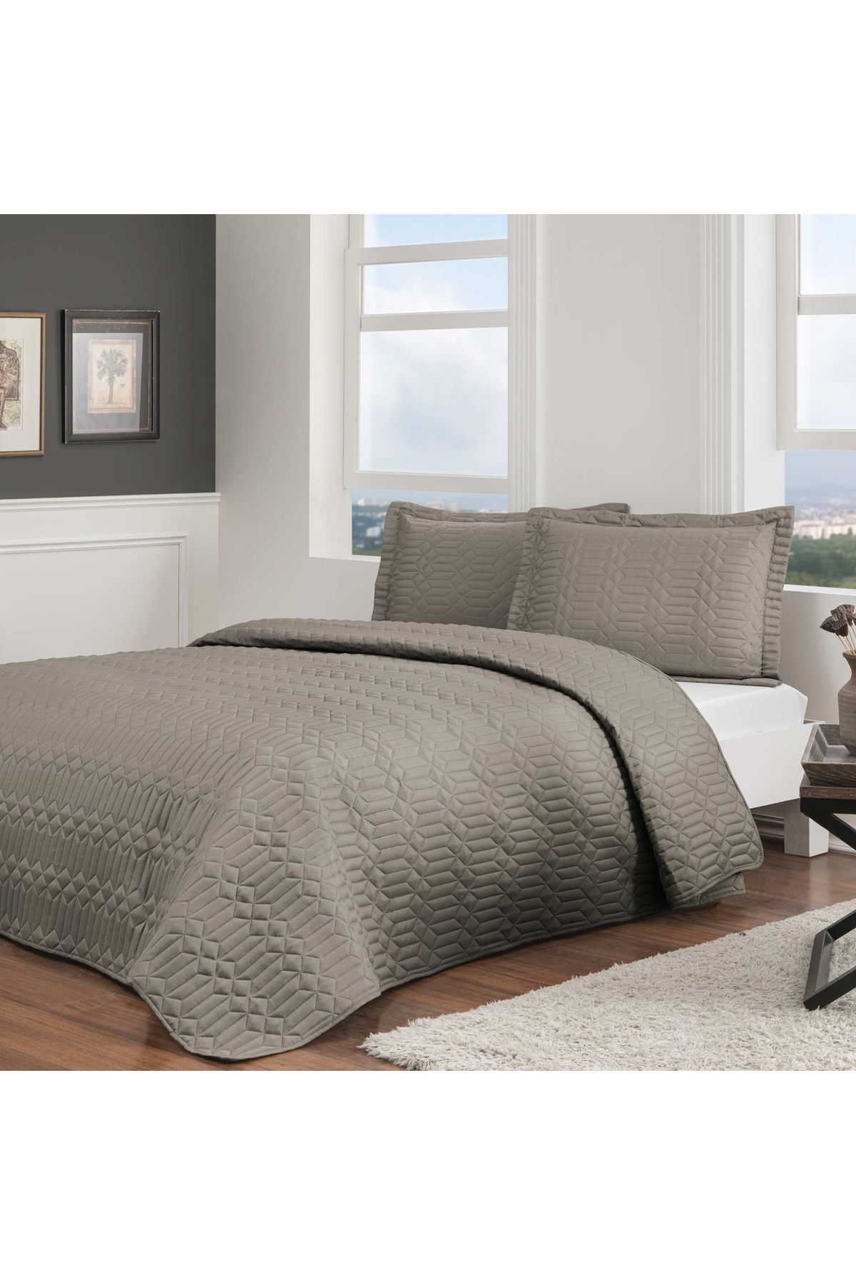 Taç-Parley Double Bedspread Set Mink 1