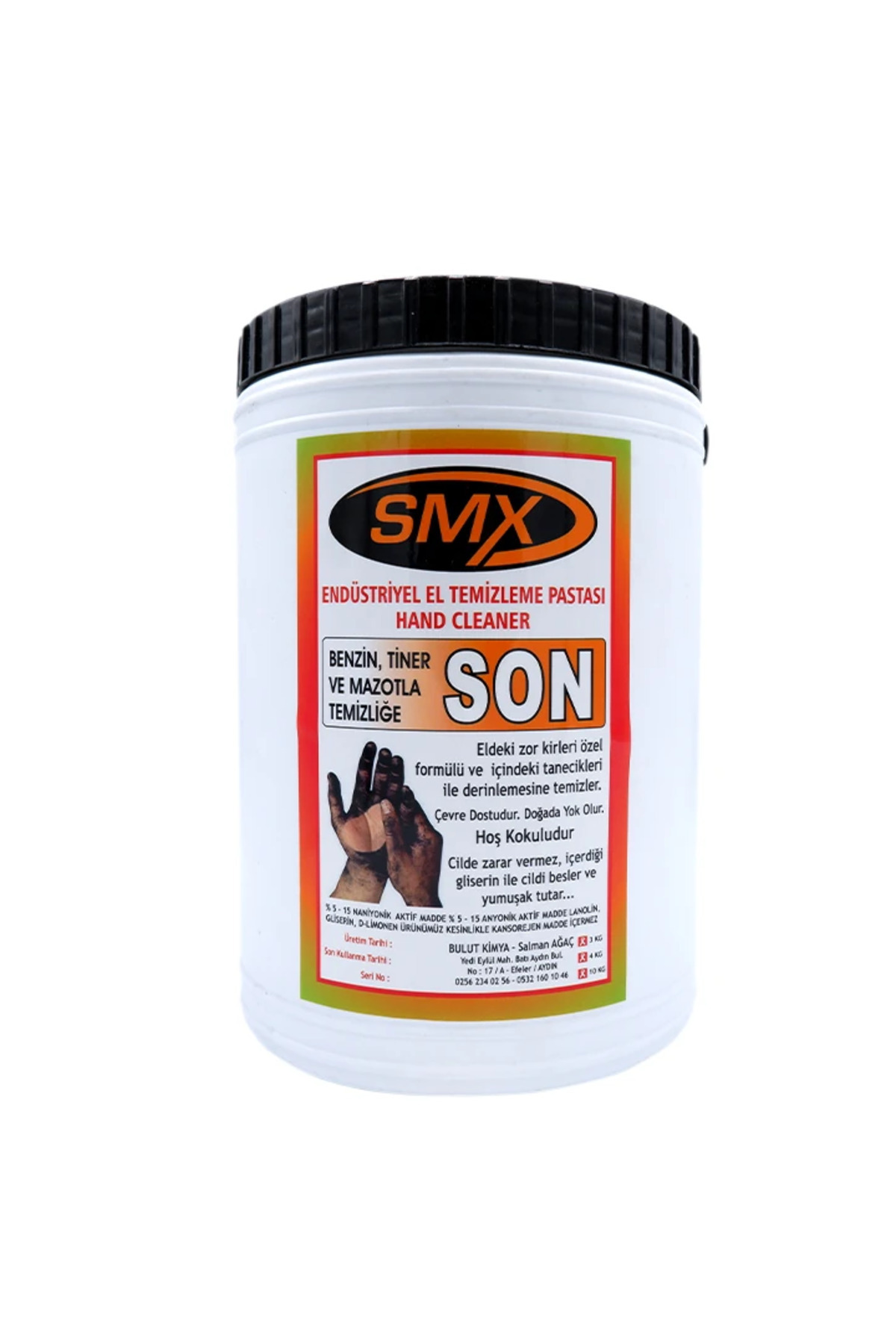 ミラクルクリーム SMX Bitkisel El Temizleme Kremi - Endüstriyel El Temizliği (4 Kg