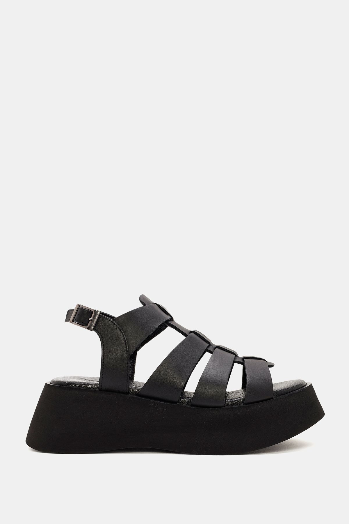 Bestyle-Mariel Femei - Sandale negre din piele naturală 2