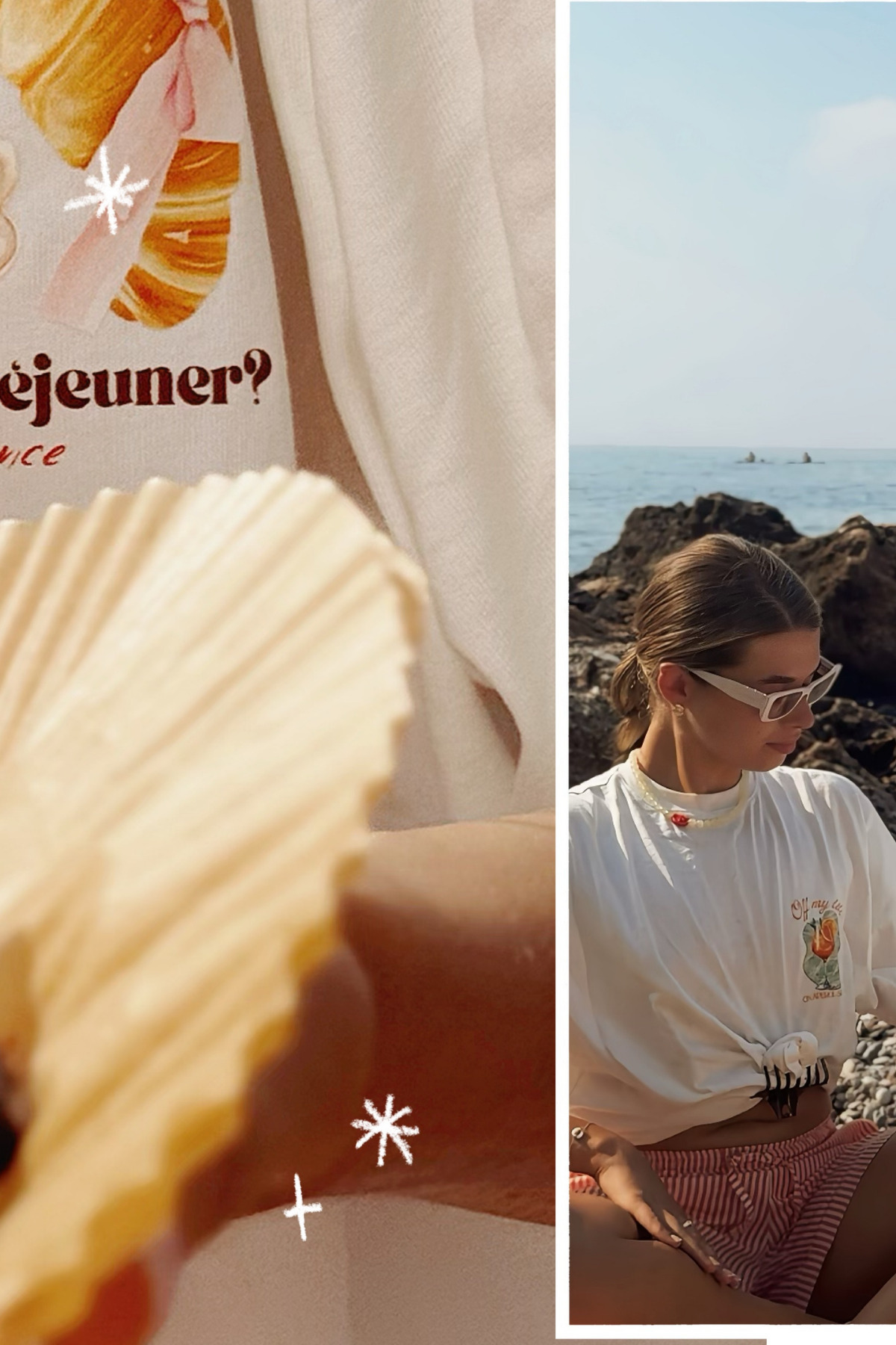 Le'Sluette Unisex Oversize %100 Pamuk Baskılı T-Shirt Aperol Spritz Ekru görsel 3
