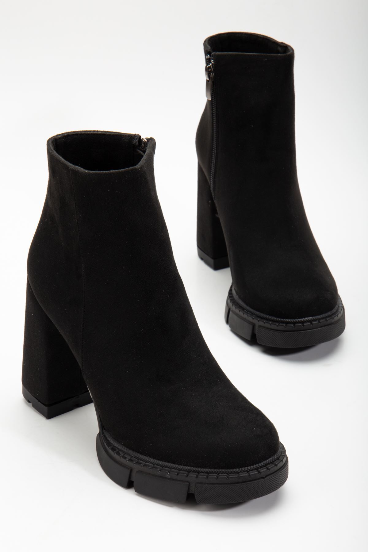 MaskButik-Μαύρες μπότες πλατφόρμας Zeta Suede 4
