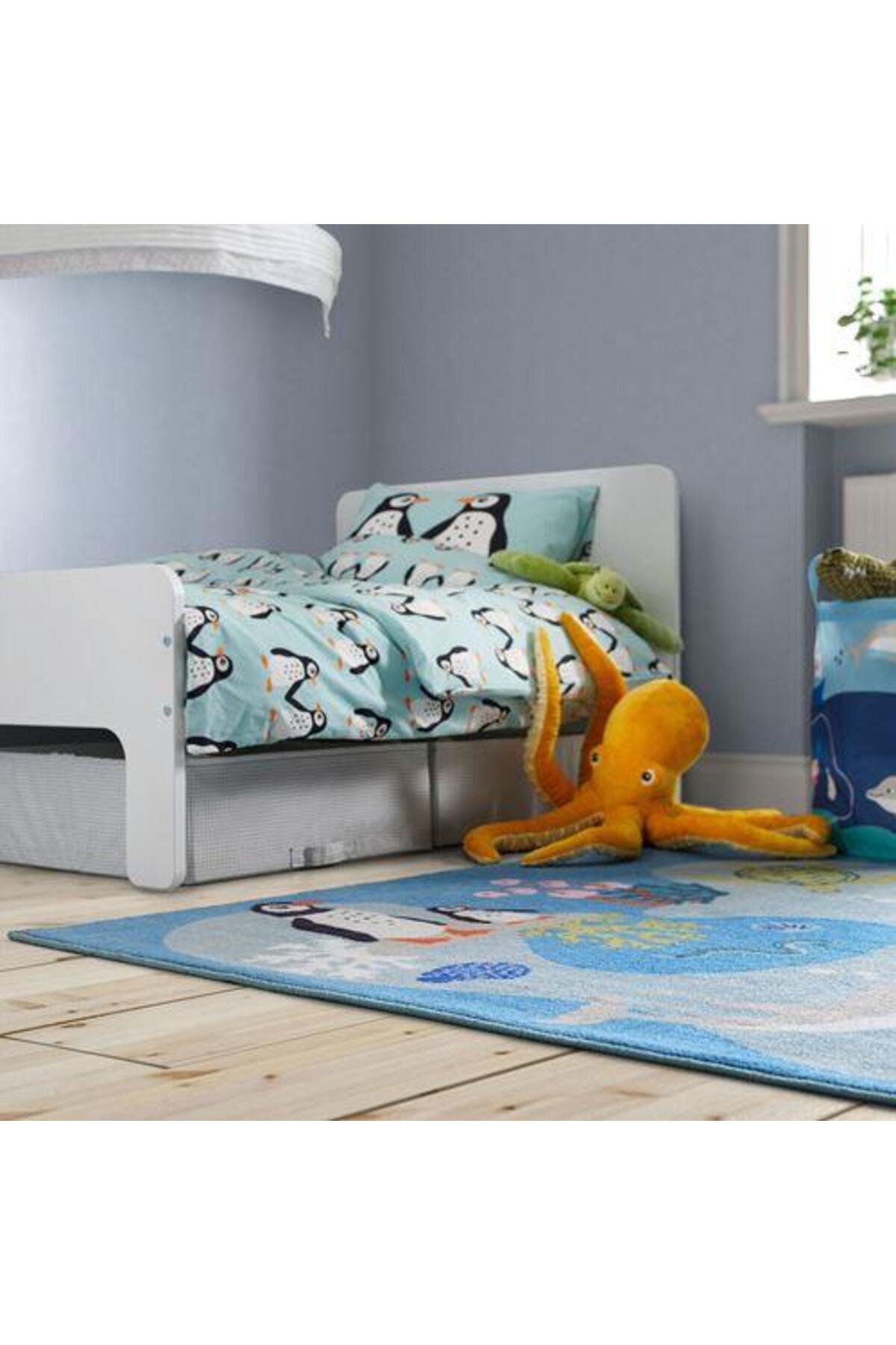 IKEA Sarı Ahtapot Peluş Oyuncak 50 Cm Yumuşak Oyuncak Çocuk Oyuncak fotoğrafı 2 (önizleme)