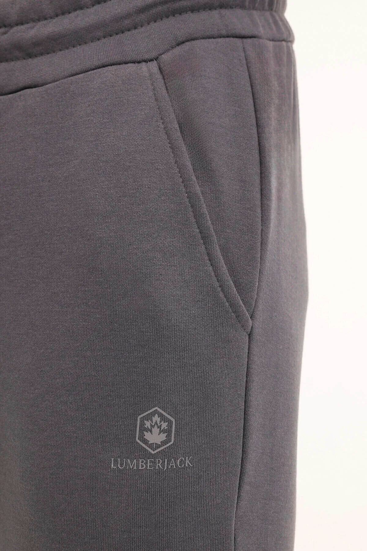 lumberjack-بنطال رجالي Mb Ct05 Jogger 4pr، أنثراسايت بقاعدة واحدة 4