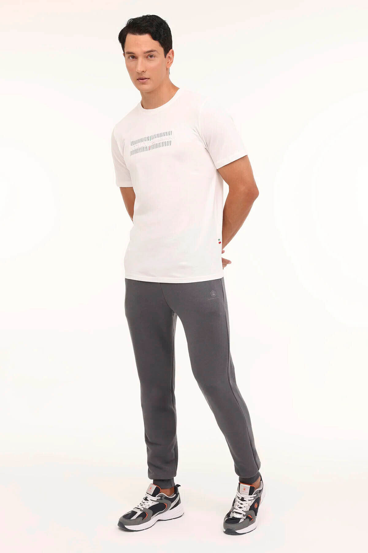 lumberjack-بنطال رجالي Mb Ct05 Jogger 4pr، أنثراسايت بقاعدة واحدة 3