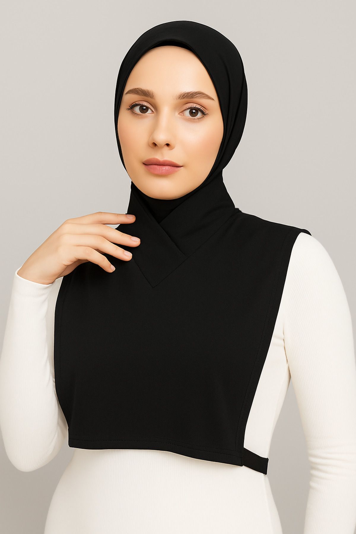 mirach-Cross Collar Neck Collar Undershirt Collar Concealer Comfortable and Elegant Complementary Piece for Modern Stylish Combos 1
