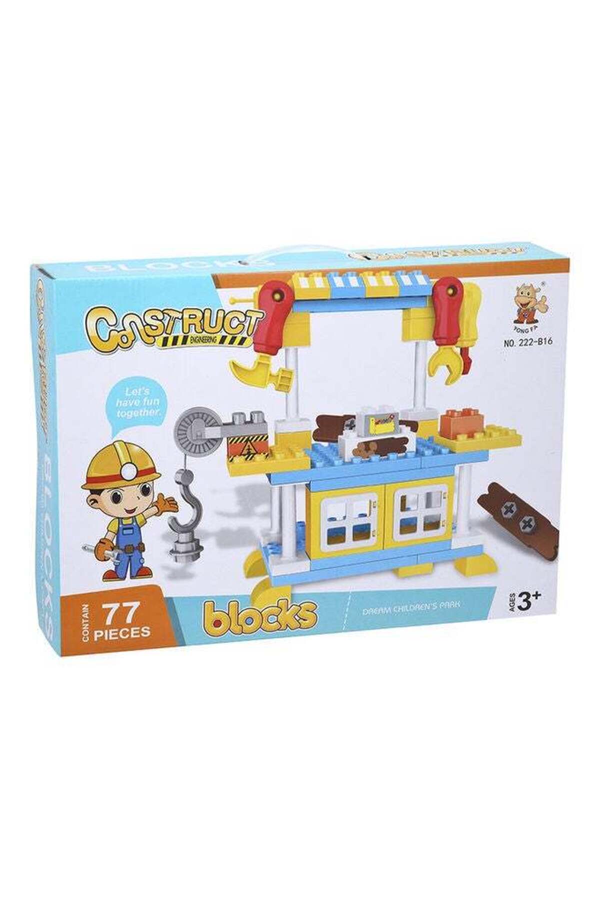 مجموعه ۷۷ تکه اسباب‌بازی مهندسی کودکان شور