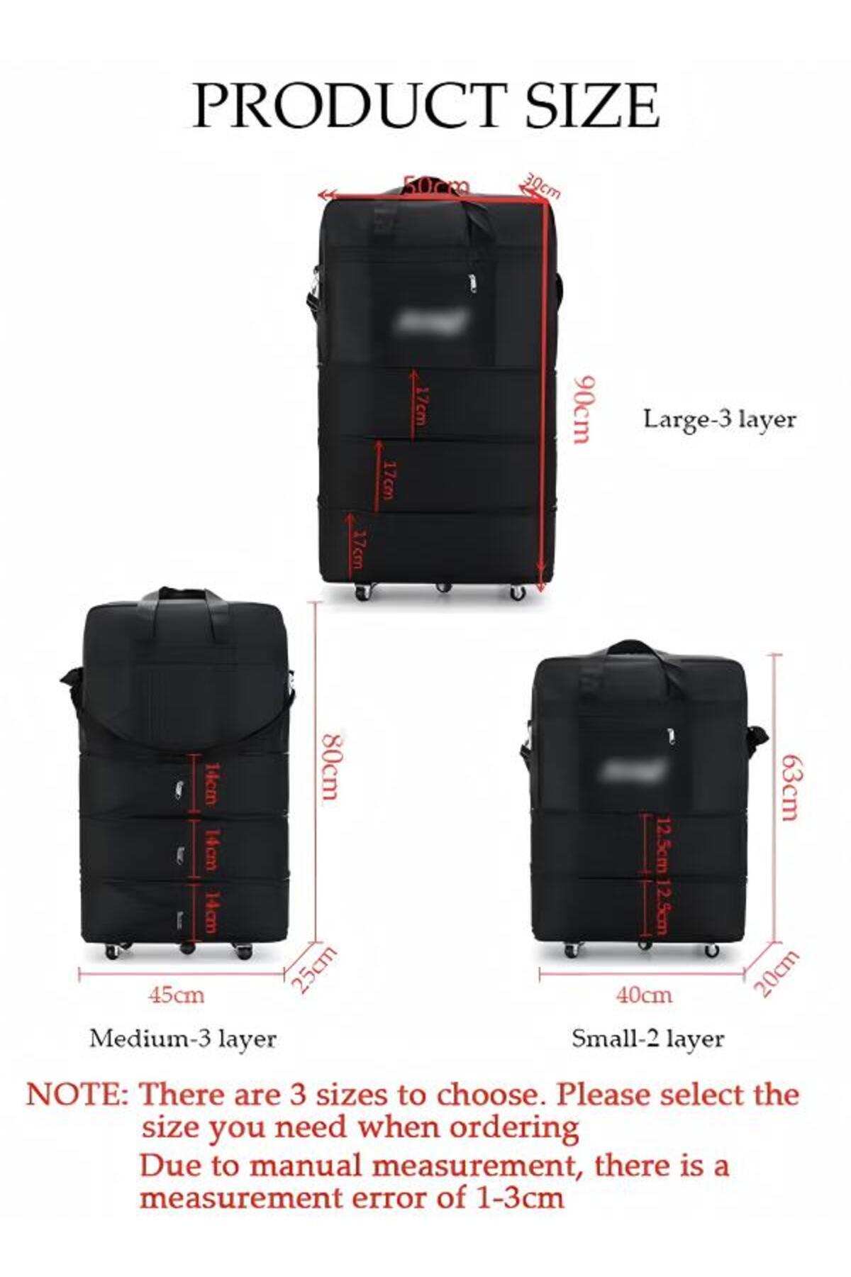 Generic-Expandable Foldable Luggage Bag Suitcase Collapsible Rolling Travel Luggage Bag Duffel Bag 5