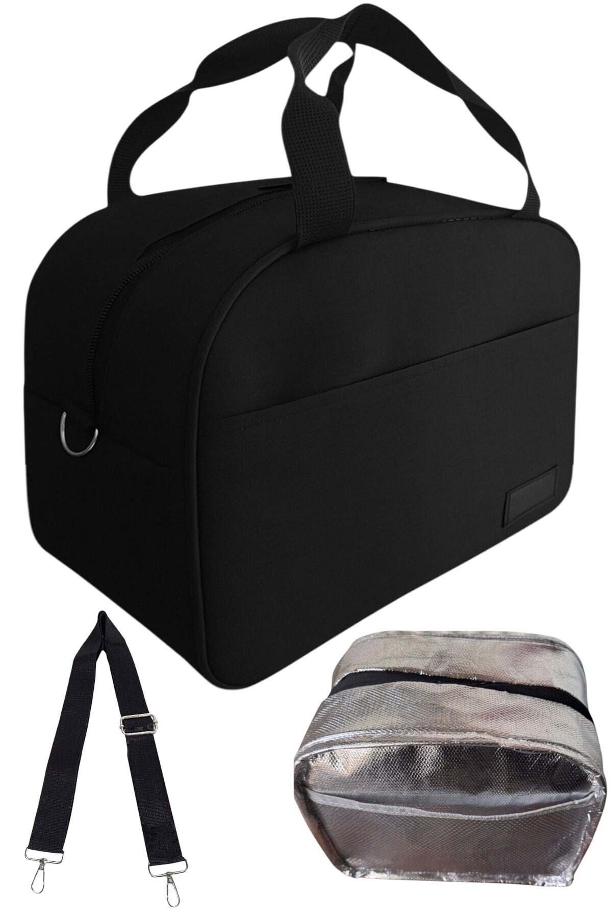 Stok CITY Lisanslı Termal Çanta Isı Yalıtımlı Su Geçirmez Yemek Taşıma Çantası Beslenme Çantası Askılı 8lt