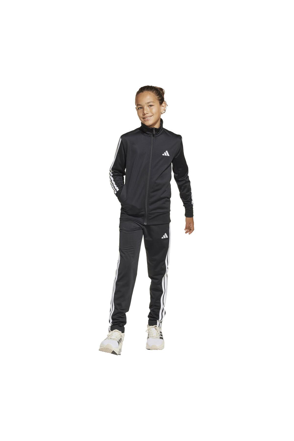 adidas-Jd6502-C J 3S Trt 205 &amp; Children's Tracksuit Set Black 2