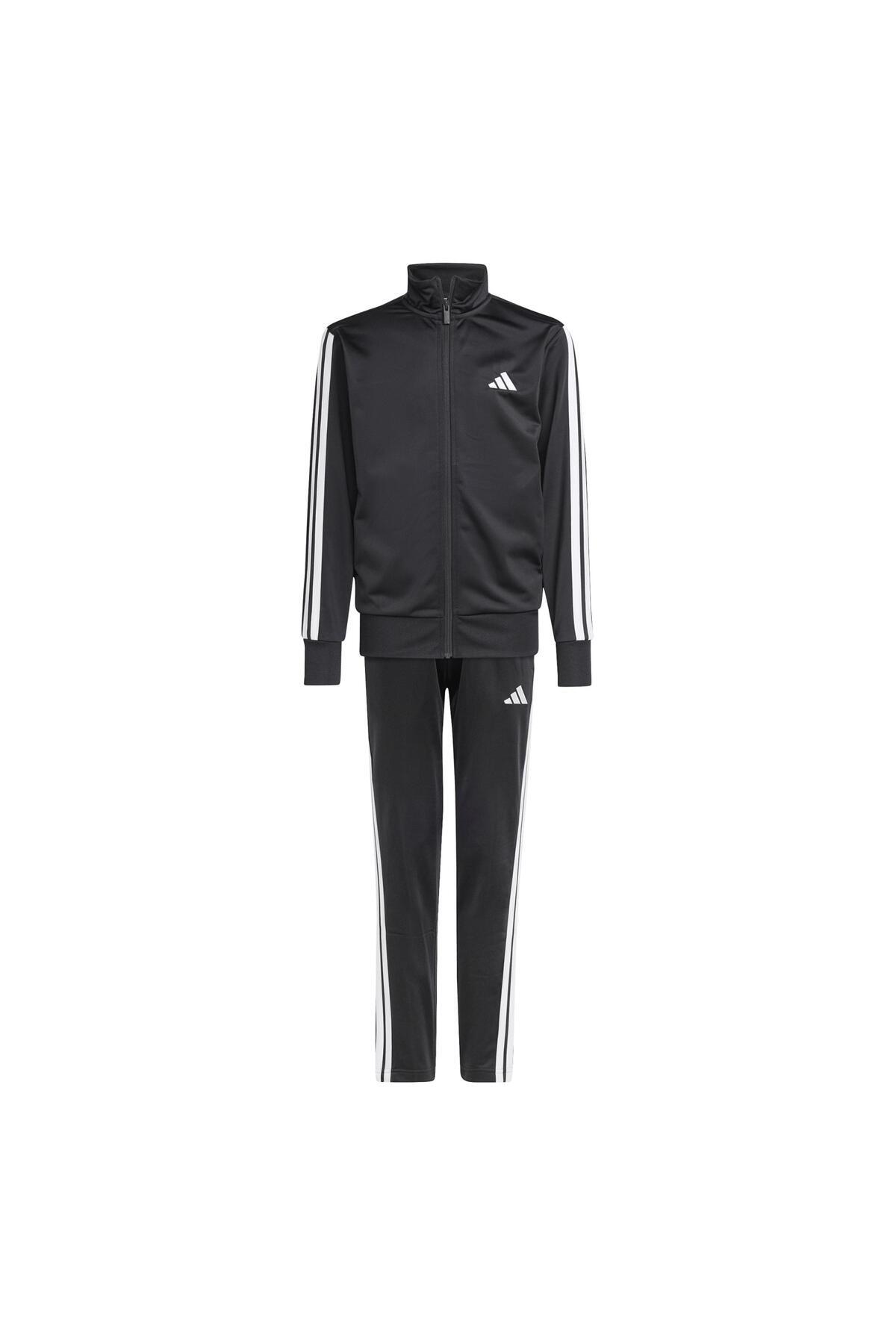 adidas-Jd6502-C J 3S Trt 205 &amp; Children's Tracksuit Set Black 1