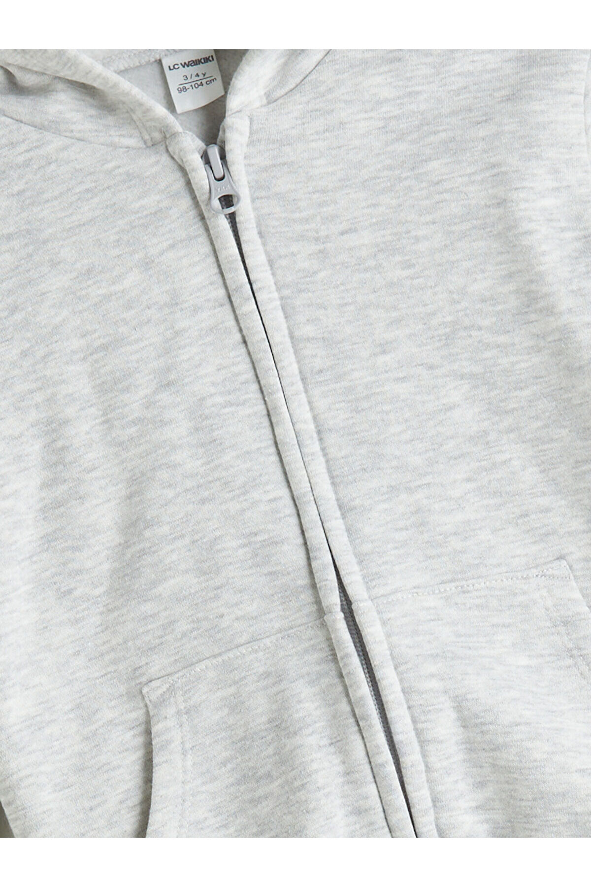 LC Waikiki Kapüşonlu Uzun Kollu Kız Bebek Fermuarlı Sweatshirt (W5) fotoğrafı 4 (önizleme)