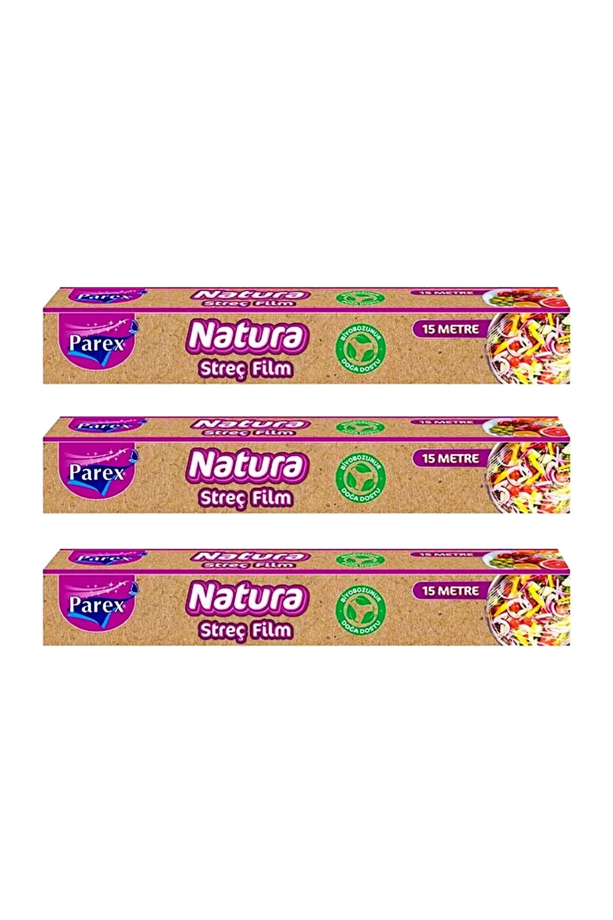 Parex Natura Streç Film 15 Mt Üçlü Set