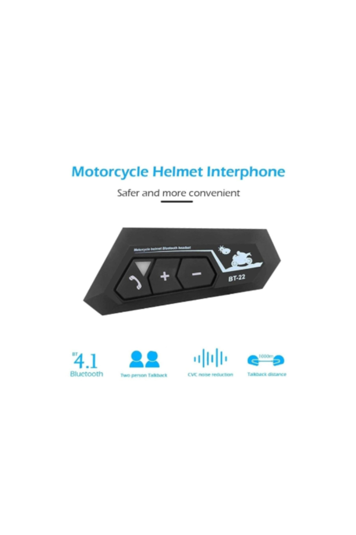 Aydoganticaret44 Kask Kulaklığı ct22 Bluetooth 5.0 Motosiklet
