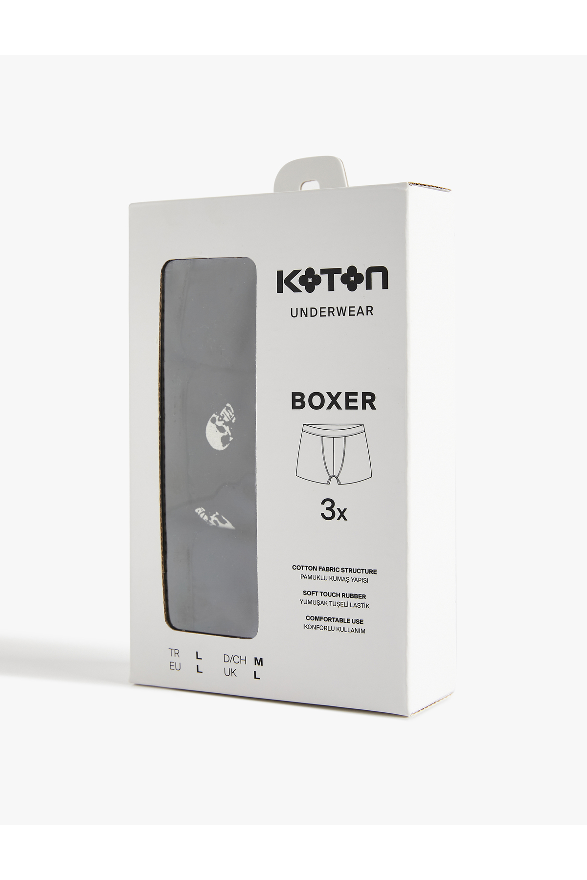 باکسر مردانه هندسی فاق نرمال | کوتون Koton 6WLM90026MK - تصویر 2
