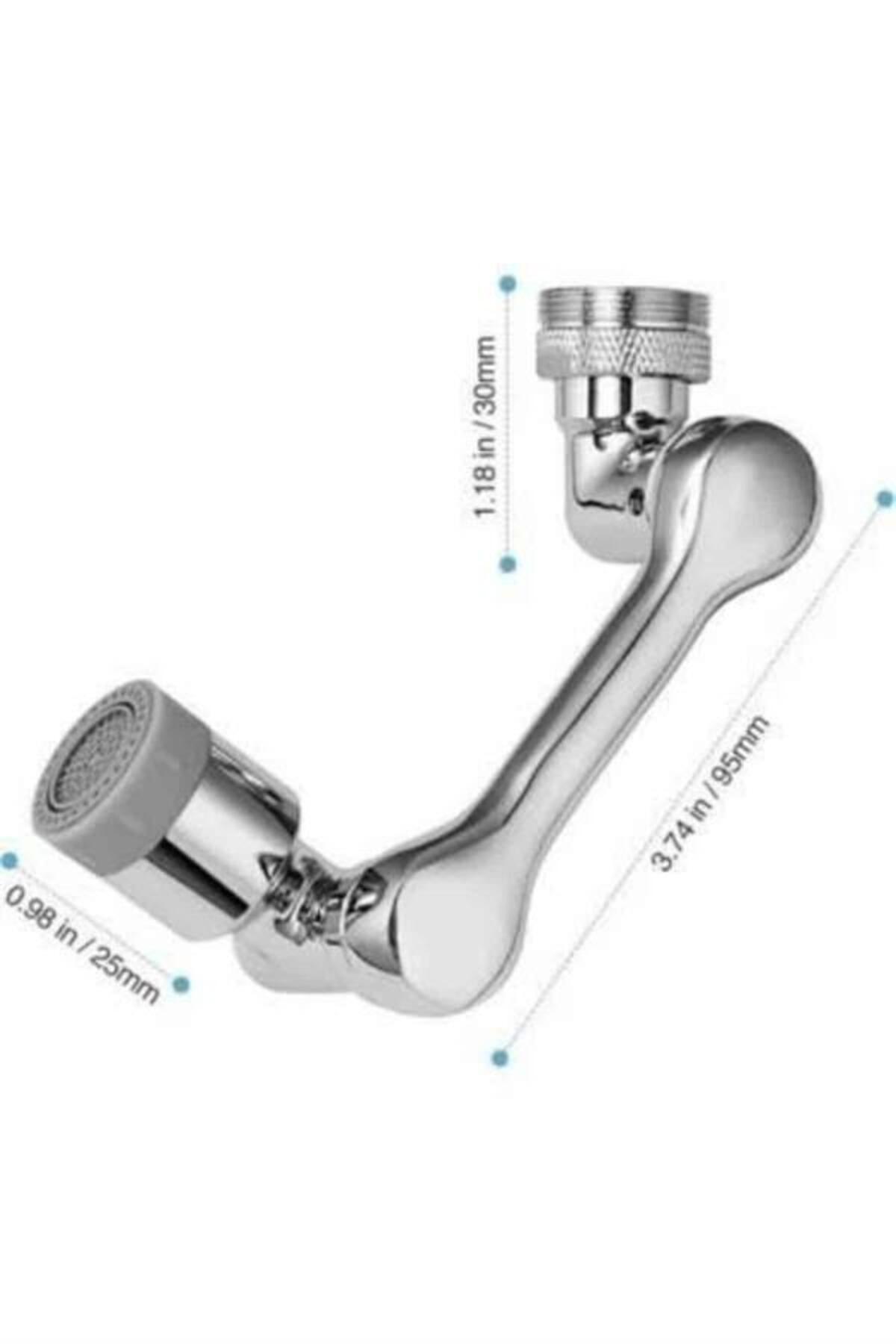 Clevora-Swivel Anywhere Saving Kitchen Faucet Spout Tip Faucet Spout with Swivel Head 4