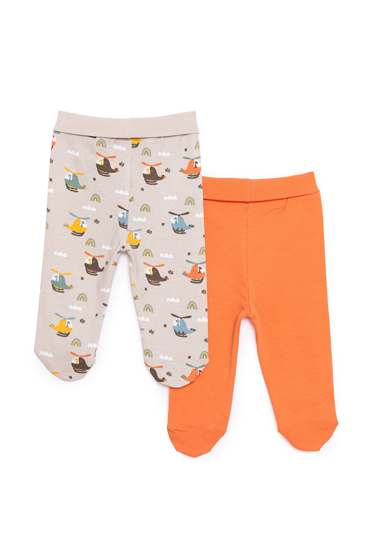 ebebek Hello Baby HelloBaby Erkek Bebek Yenidoğan 2li Patikli Alt fotoğrafı 2 (önizleme)