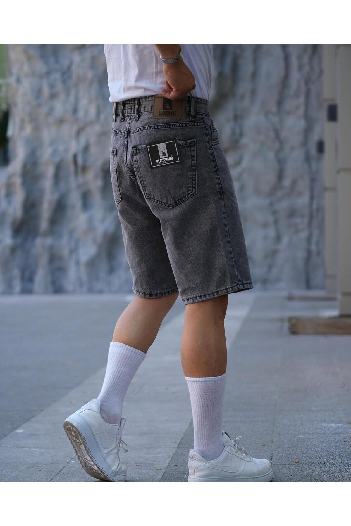 Z1MAN  Bol Kalıp Oversize Şort - Görsel 3