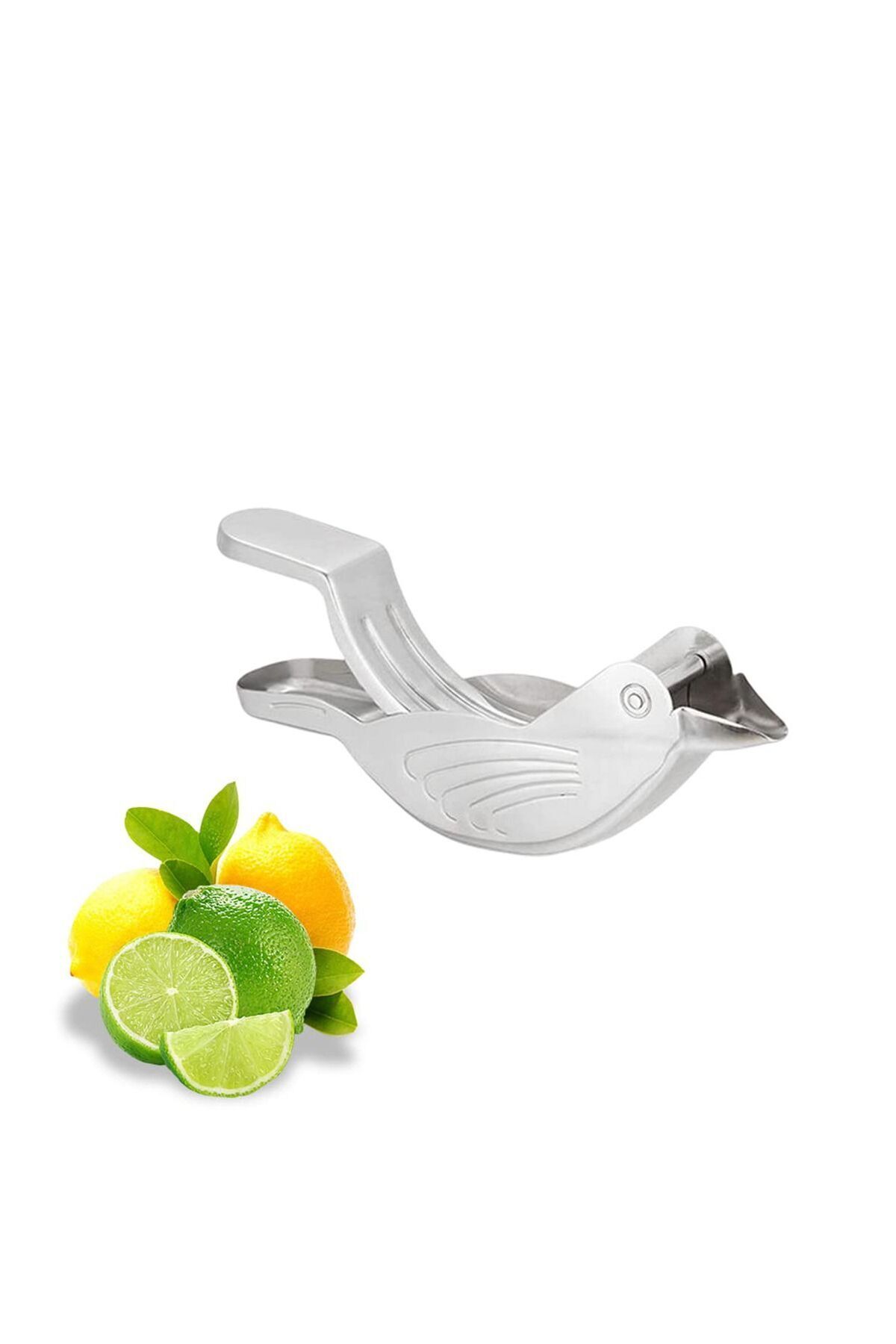 Generic-Excefore Lemon Lime Squeezer, Hand Juicer Lemon Squeezer, Stainless Steel Lemon Slice Squeezer, Ma 1
