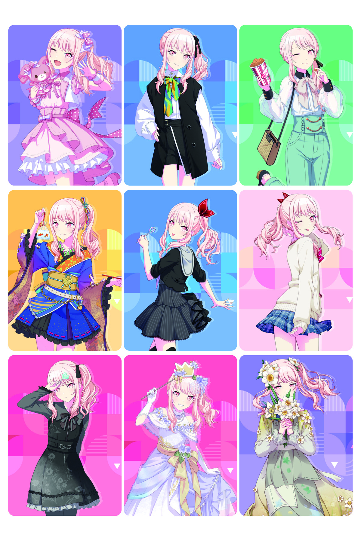 nihonwosekai Hatsune Miku Pjsekai Anime Photocard PC Seti 9 Adet Akiyama Mizuki