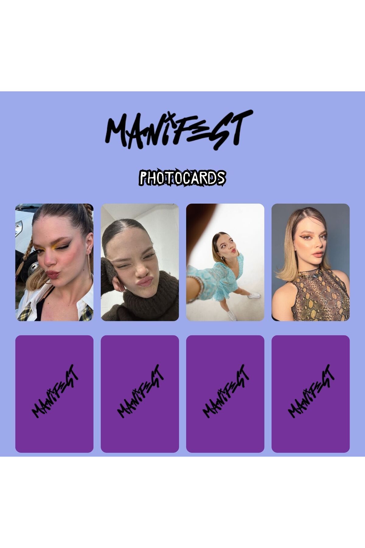 Kpop Dünyasi MANIFEST '' Esin '' Photocards Set 2