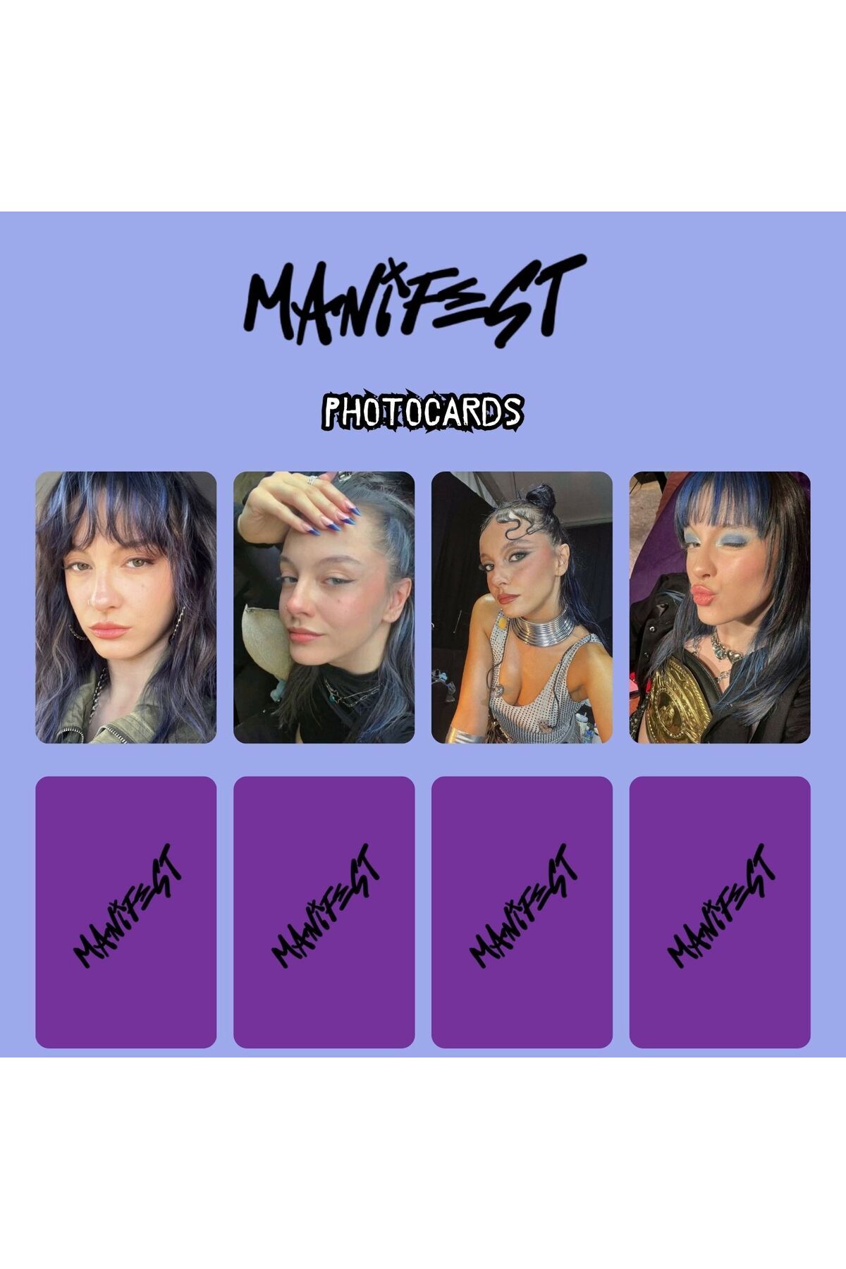 Kpop Dünyasi MANIFEST '' Zeynep '' Photocards Set 2
