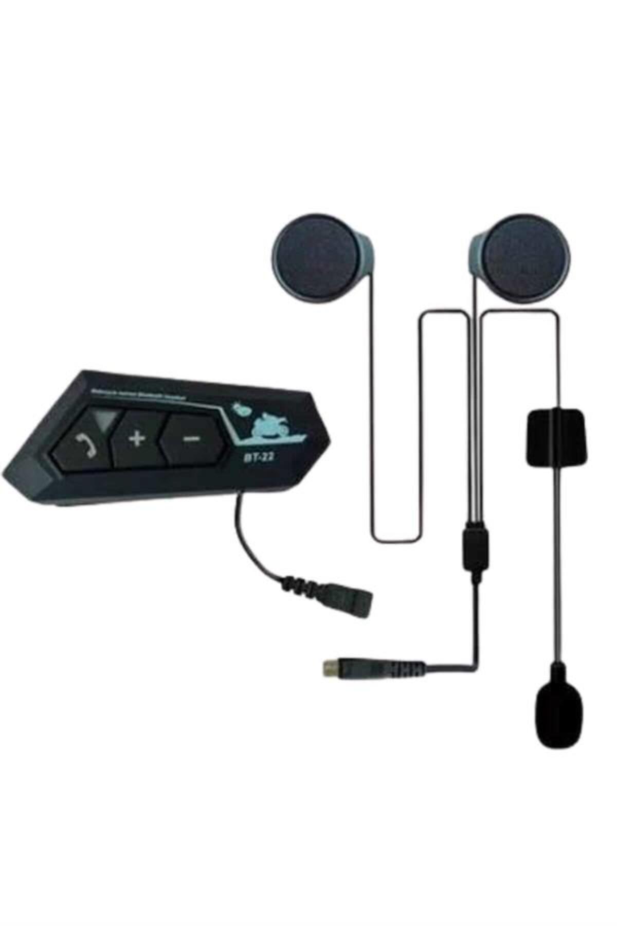 Evyora Intercom Bluetooth Kask Kulaklık Motosiklet Kulaklık 5.0 Bluetooth