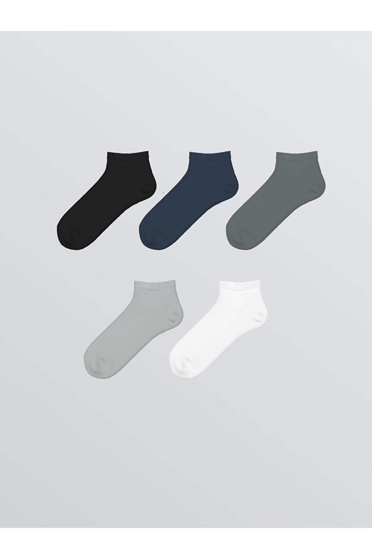 LC Waikiki-Sparkling Selections from Shining Store |   Bamboo Men's Booties Socks 5 Pack 1