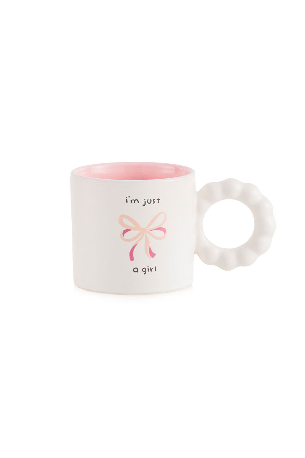LC Waikiki-Sparkling Selections from Shining Store |   Bow Printed Porcelain Mug 260 ml 1