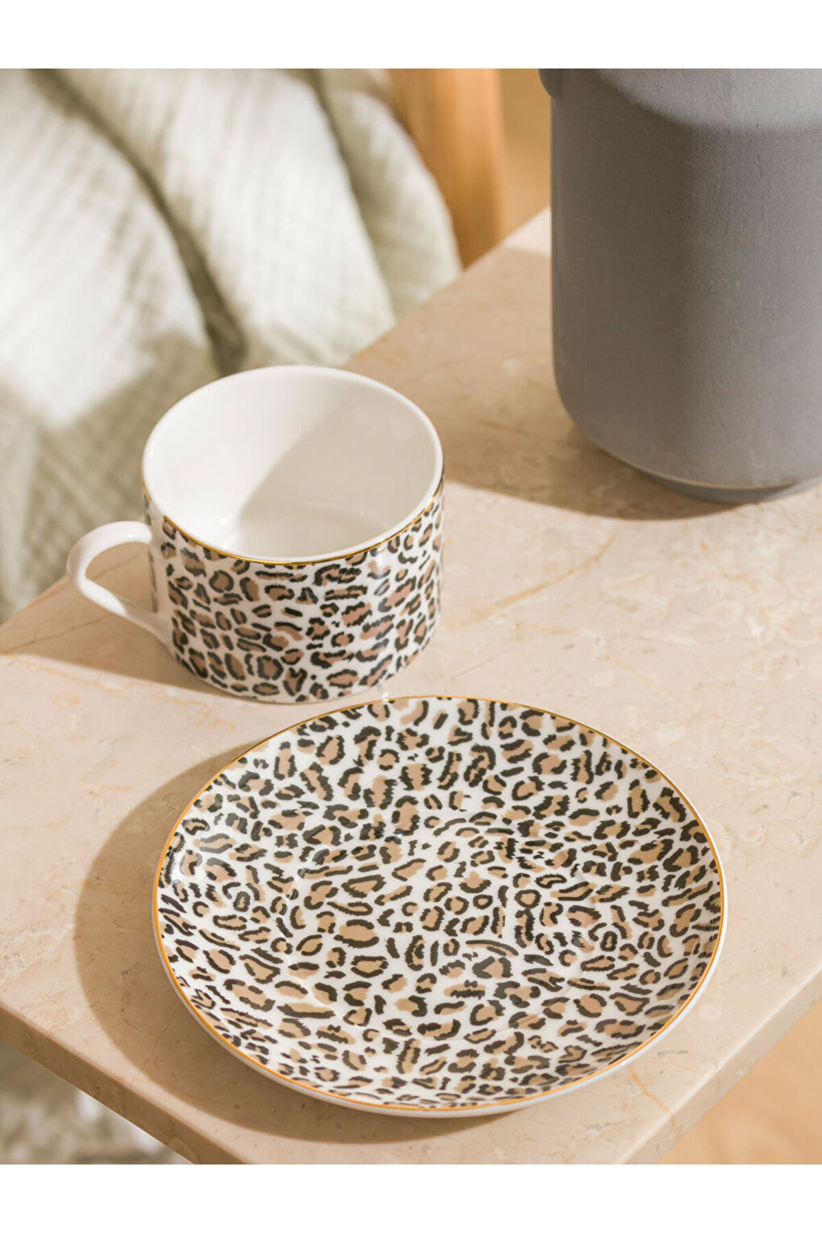 LC Waikiki-Create Your Style from Uzg Store |   Leopard Printed Single Porcelain Coffee Cup Set 216 ml 4