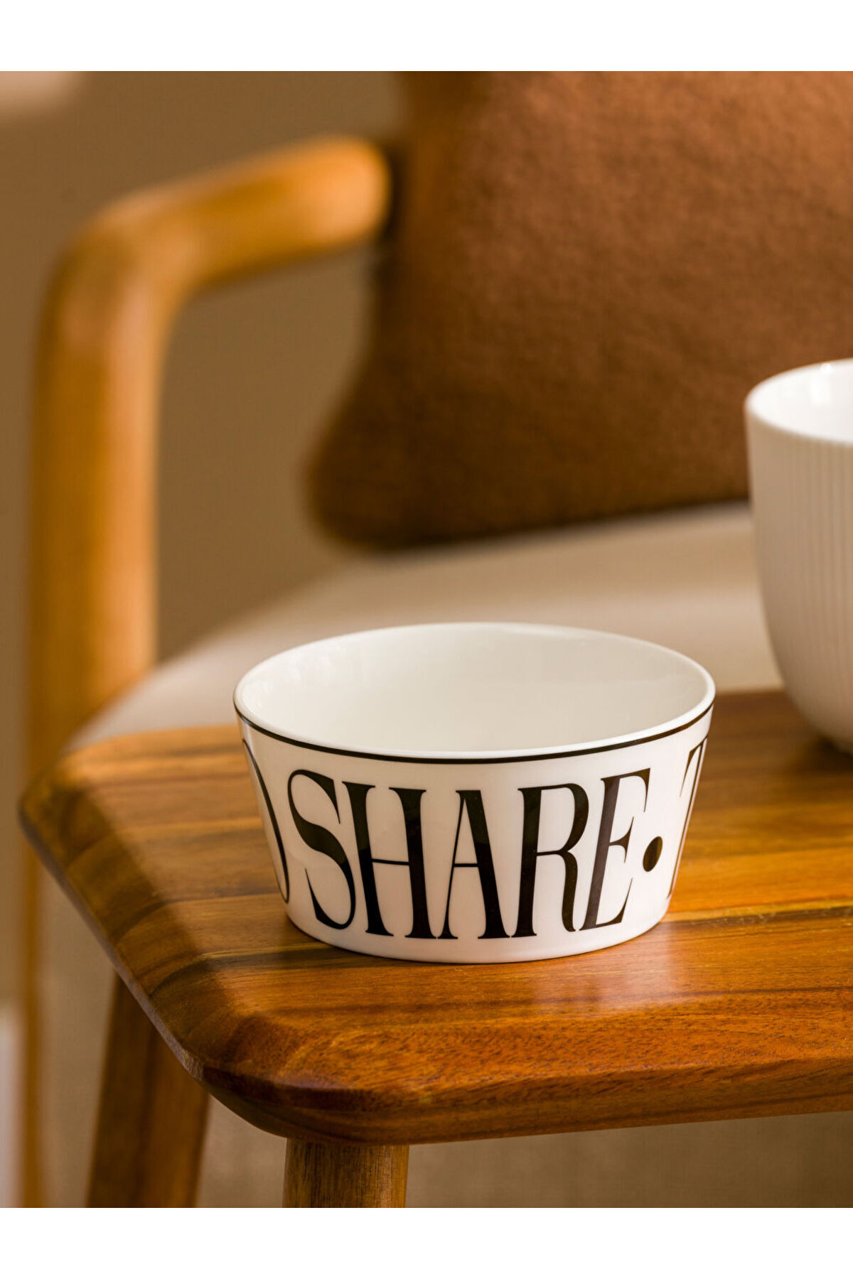 LC Waikiki-Sparkling Selections from Shining Store |   Text Printed Ceramic Bowl 12 cm 3