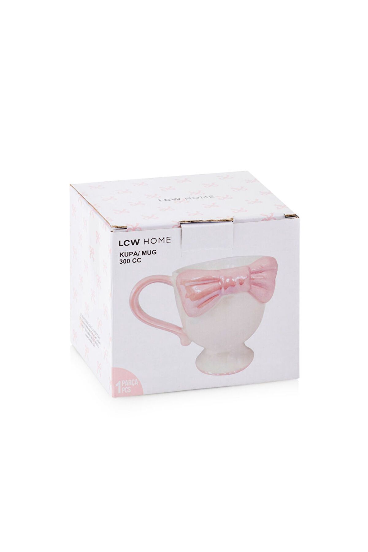 LC Waikiki-Sparkling Selections from Shining Store |   Bow Patterned Ceramic Mug 300 ml 5