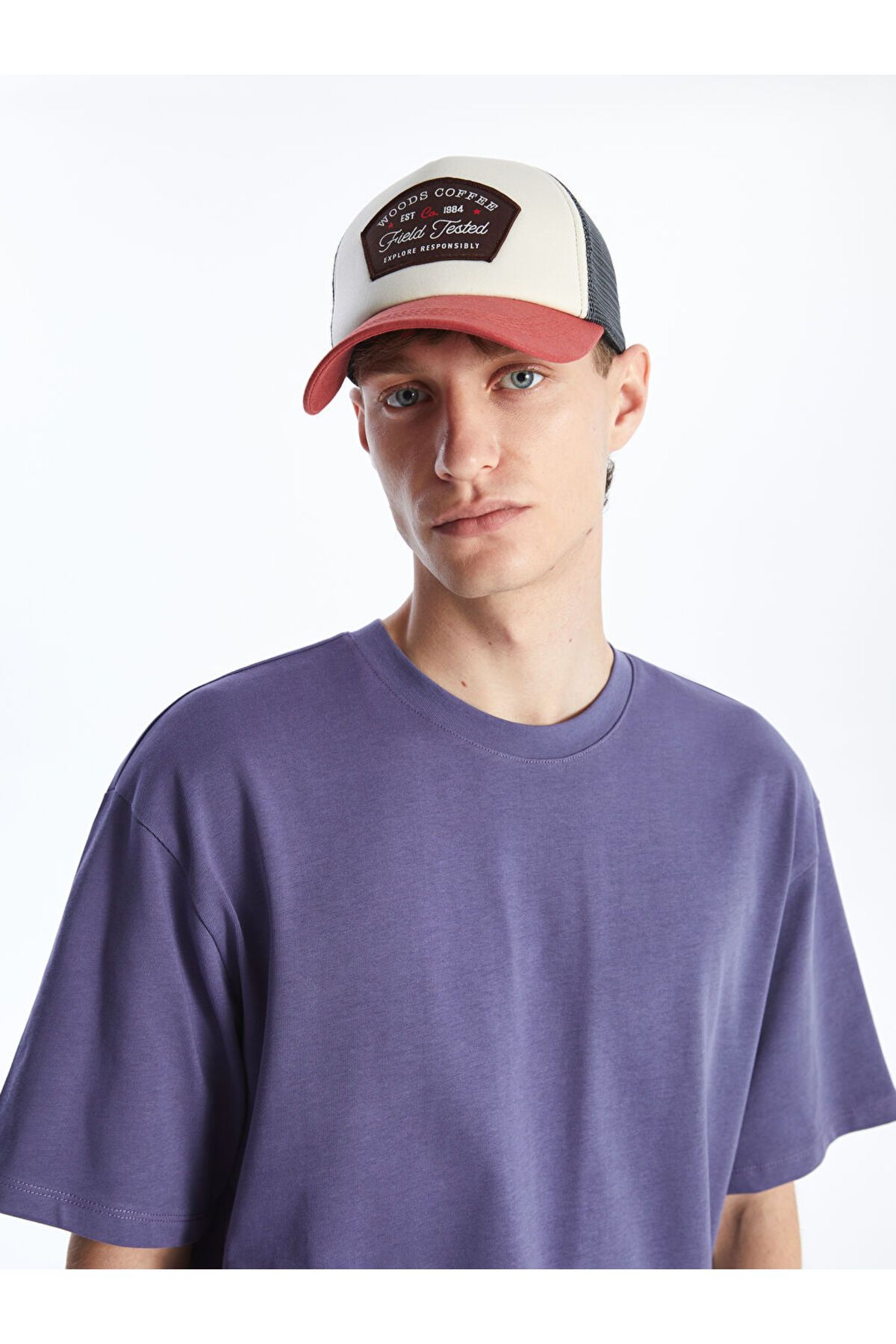 LC Waikiki-Sparkling Selections from Shining Store |   Text Embroidered Men's Cap Hat 1