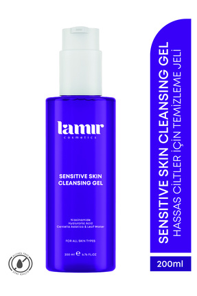 Lamir Hassas Ciltler İçin Temizleme Jeli 200 ml - Niacinamide, Hyaluronik Asi...