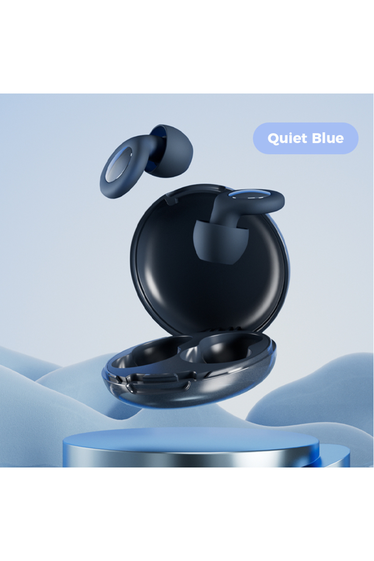 Choice-Blue Quiet Ear Plugs for Sleeping Noise Reduction Super Soft Reusable Hearing Protection Anti noise 1