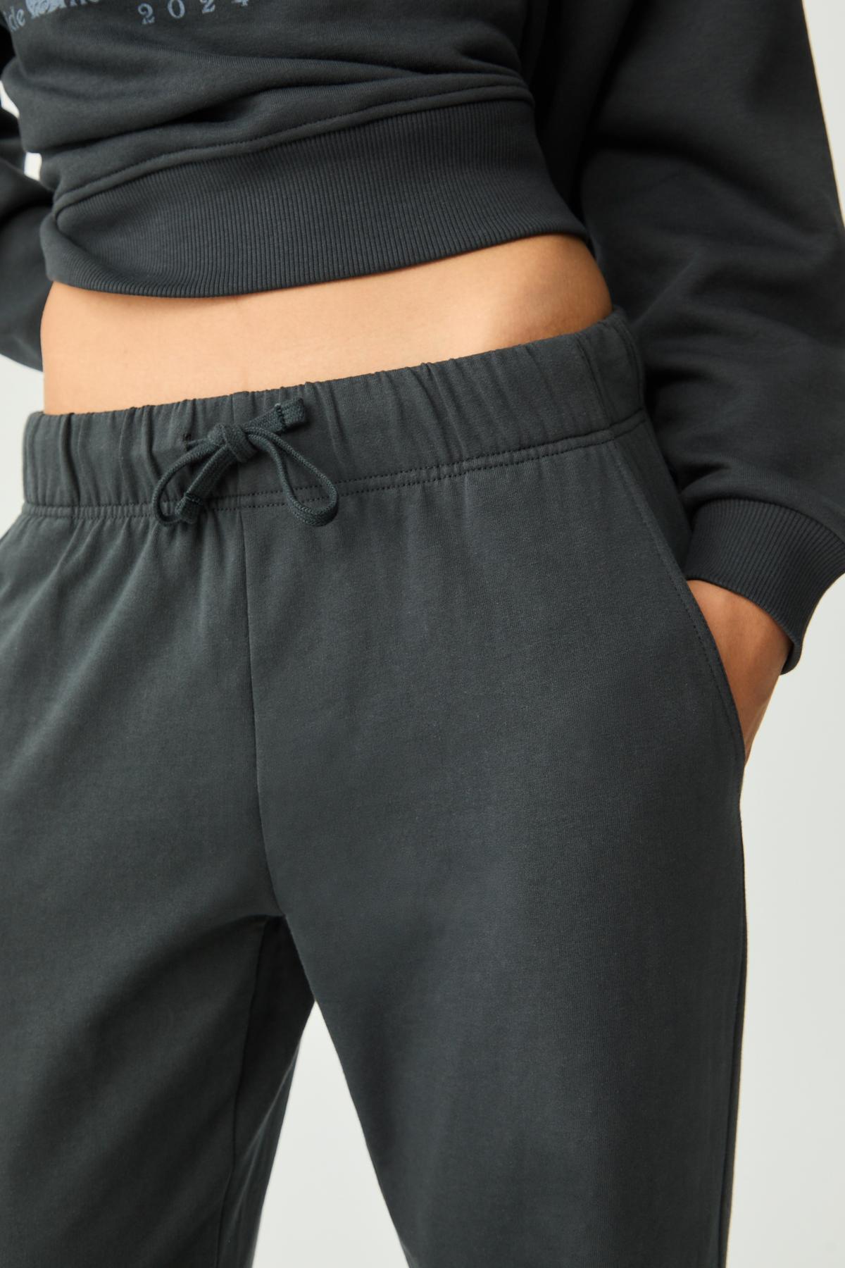 Stradivarius-Relaxed fit flared trousers with drawstrings 4