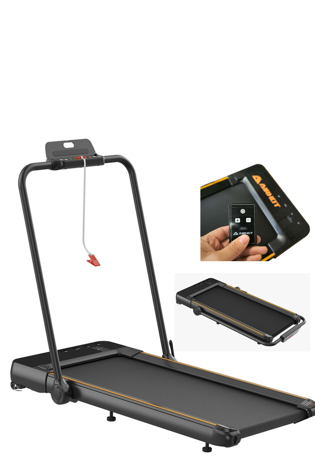 BUNCA-Treadmill with a capacity of 100 kg, 1.5 hp, with a remote control unit, speed from 1-10 km/h, model 8275 1