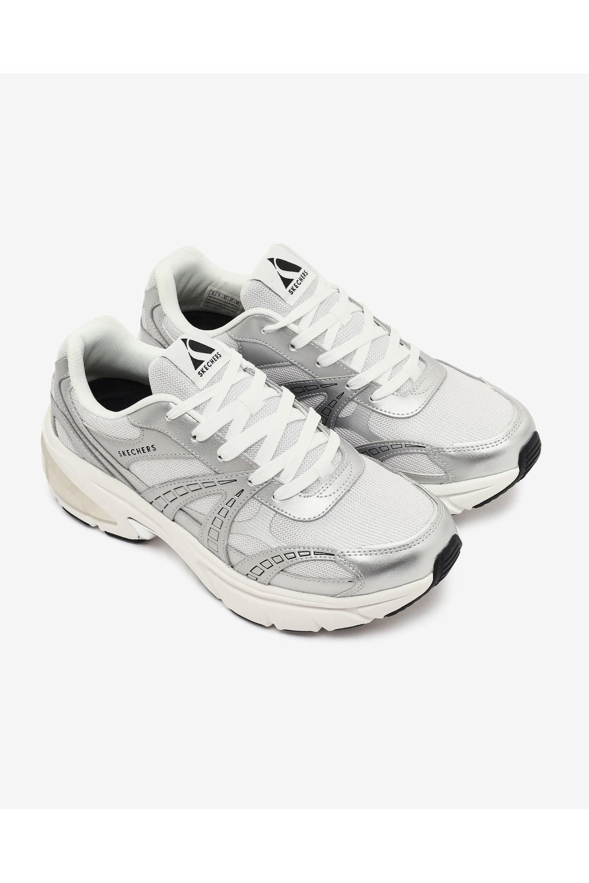 SKECHERS-Mužský 183216 model stříbrný 5