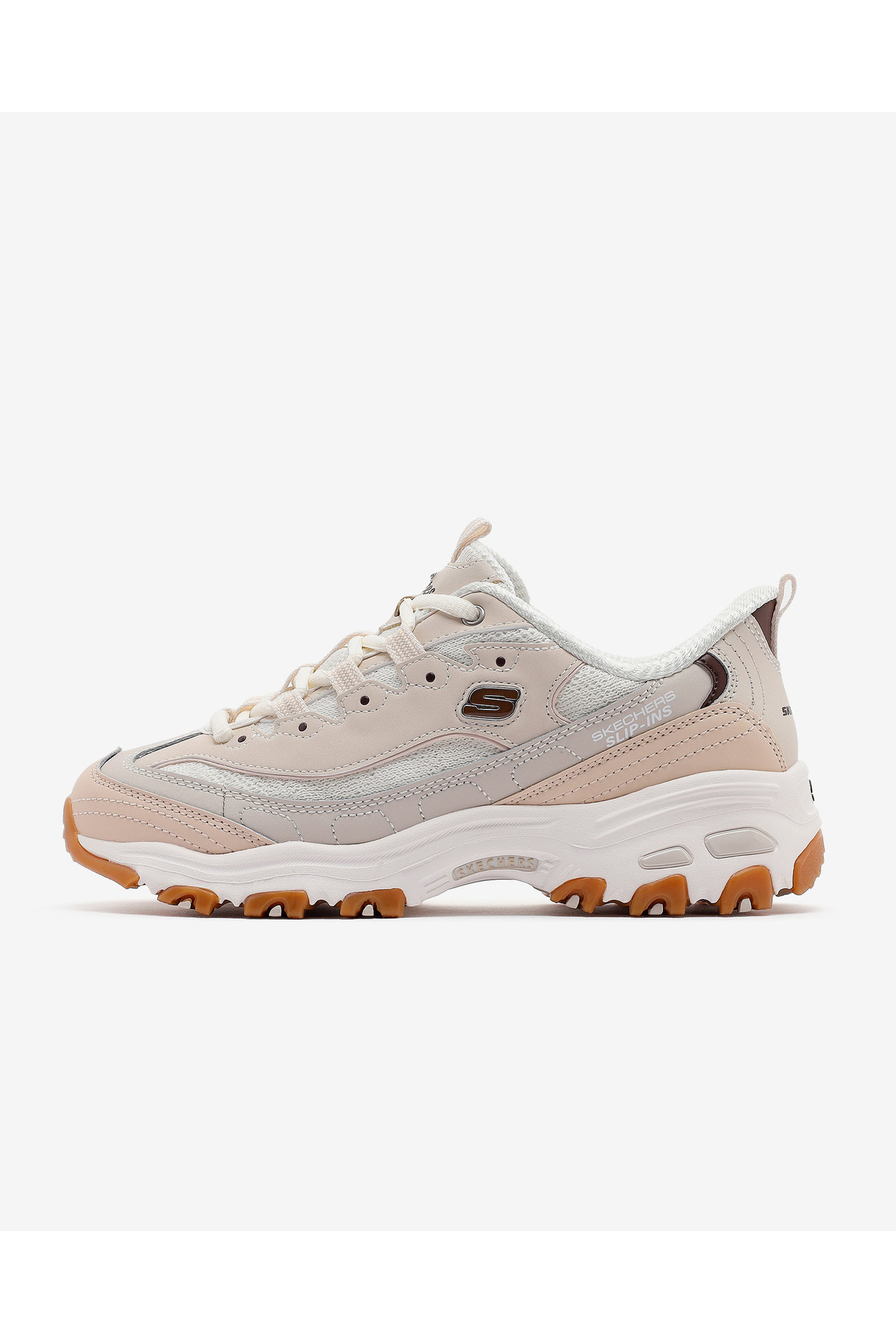 اسکچرز کفش کتانی زنانه D'lites SMOOTH NOSTALGIA بژ کد ۱۵۰۵۳۷ NTTP