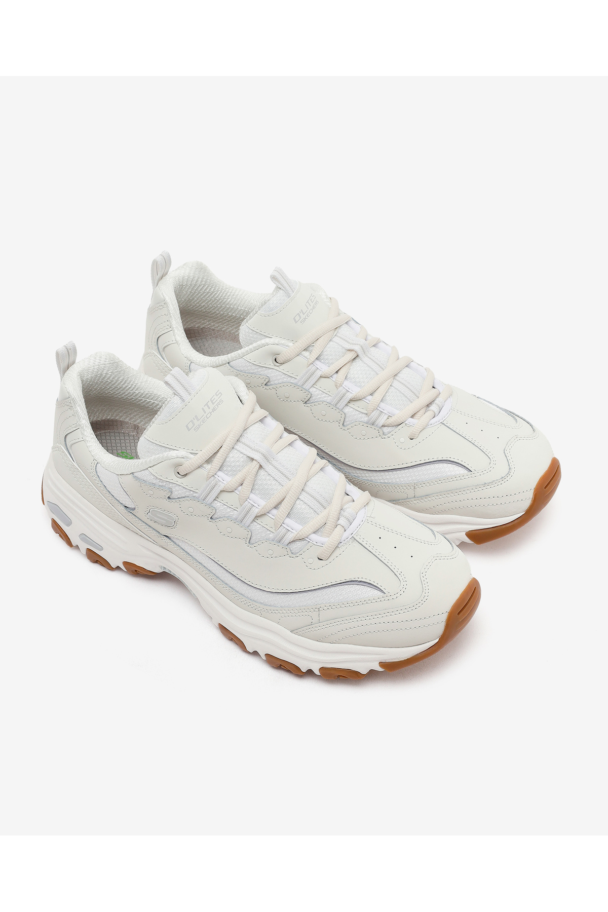 D'lites Erkek Beyaz Sneakers 52675 OFWT — سفید — تصویر 6 از 7