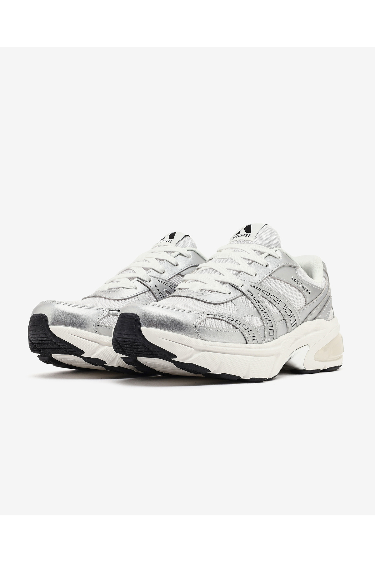 SKECHERS-Mužský 183216 model stříbrný 3
