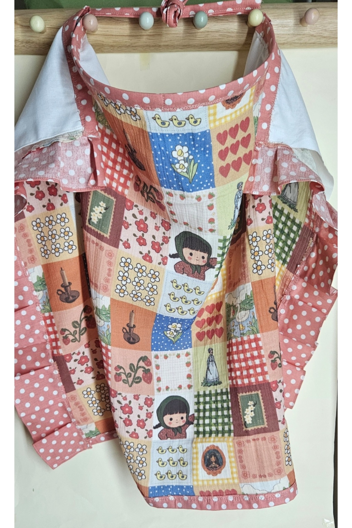 Leylace Yeni Renkli Masal desenli Pamuk Poplin Kumaş, Balenli Bebek Emzirme Önlüğü, Örtüsü 18 fotoğrafı 2 (önizleme)