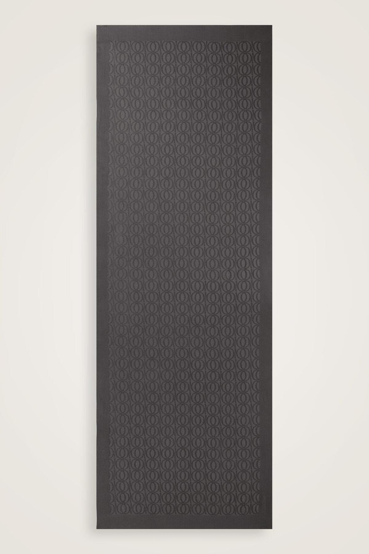 Bambunoor Anthracite Naia Cotton Shawl 70x210